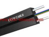 Cable FTTH de seis núcleos con refuerzo de alambre GJXH-6B6