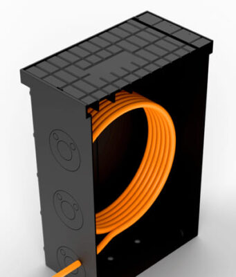 Solución de almacenamiento de cable Toby Box+